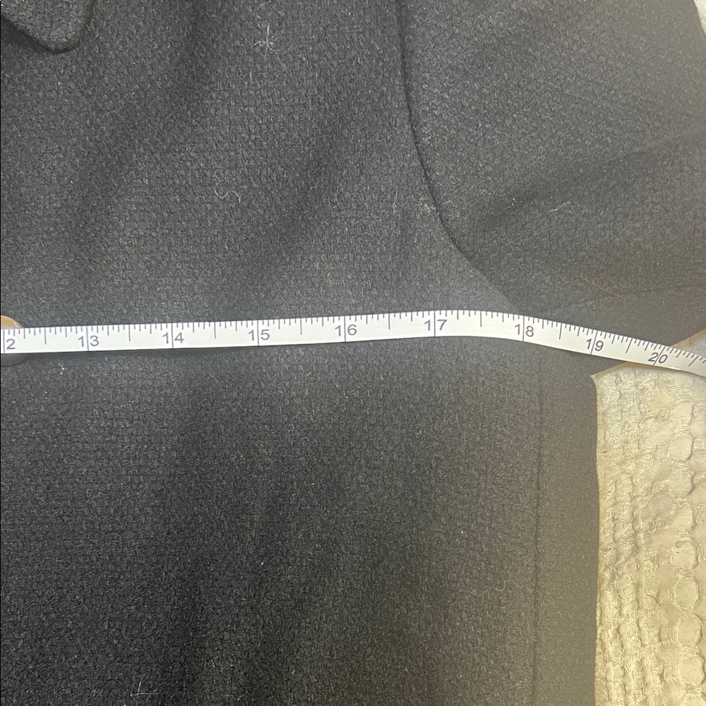 Mango pea coat wool blend Black Double-Breasted size M - Picture 4 of 14